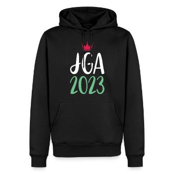 Jga 2023 Junggesellenabschied - Männer Premium Bio Hoodie - Schwarz - Vorne - Nico (187cm)