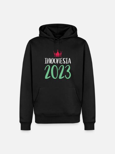 Indonesia 2023 - Men’s Premium Organic Hoodie - black
