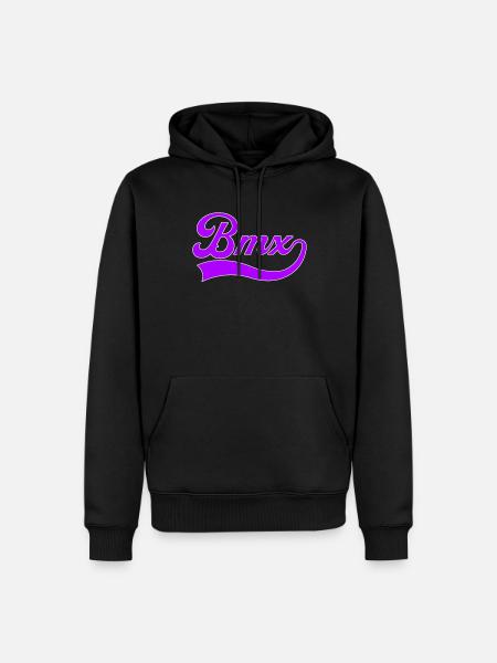 Bmx lettering - Men’s Premium Organic Hoodie - black