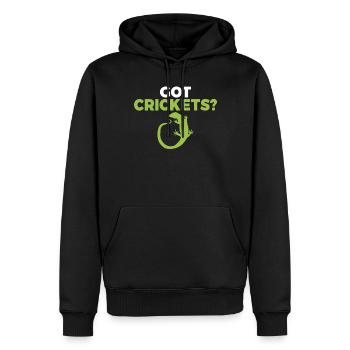 Eidechsenliebhaber Eidechse Geschenk Eidechse Besitzer - Männer Premium Bio Hoodie - Schwarz - Vorne - Nico (187cm)