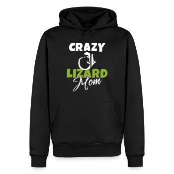 Eidechsenliebhaber Eidechse Geschenk Eidechse Besitzer - Männer Premium Bio Hoodie - Schwarz - Vorne - Nico (187cm)