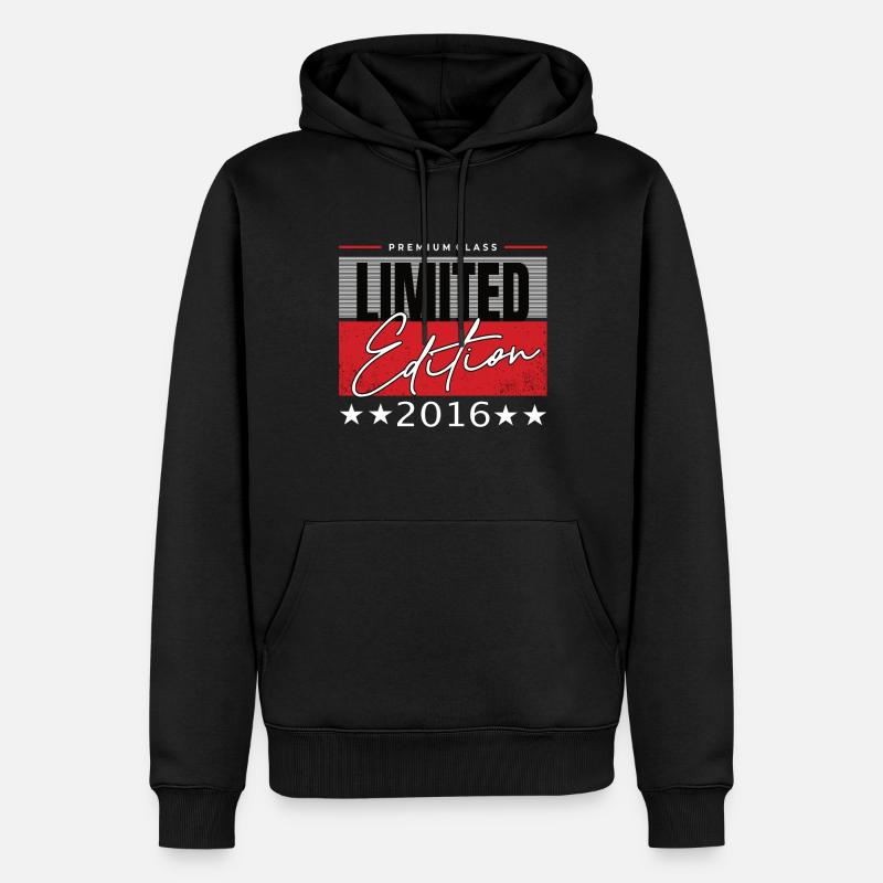 Edition Limitée 2016 - Sweat à capuche Premium bio Homme - noir