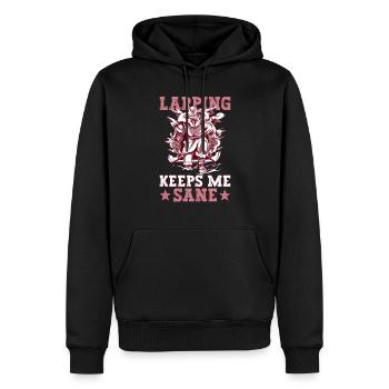 Larping Und Fantasy Rollenspiel Larper Larp - Sweat à capuche Premium bio Homme - noir - Devant - Nico (187cm)