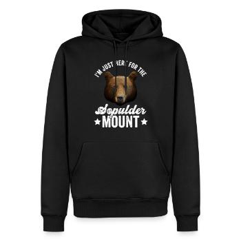 Taxidermie Professioneller Und Sterbender - Sweat à capuche Premium bio Homme - noir - Devant - Nico (187cm)