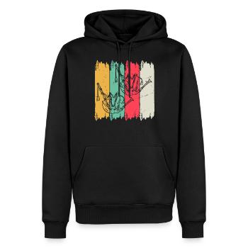 Bagpipe Instrument Bagpipe Musician Bagpiper - Männer Premium Bio Hoodie - Schwarz - Vorne - Nico (187cm)