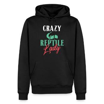 Lizard Lover Lizard Gift Lizard Propriétaire - Sweat à capuche Premium bio Homme - noir - Devant - Nico (187cm)