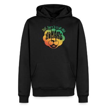 Juneteenth Freedom 19th June Black History Month - Men’s Premium Organic Hoodie - black - Front - Nico (187cm)
