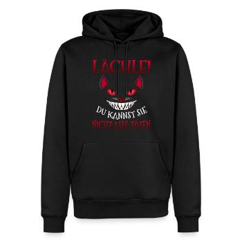 Lächle! Du Kannst Sie Nicht Alle Töten - Männer Premium Bio Hoodie - Schwarz - Vorne - Nico (187cm)
