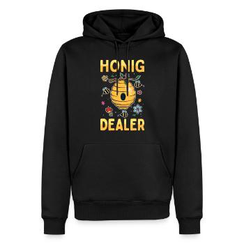 Honig Dealer Bienenzüchter Bienenflüsterer Bienen - Männer Premium Bio Hoodie - Schwarz - Vorne - Nico (187cm)