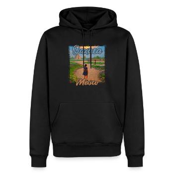 Sunset in Oaxaca, Mexico - Men’s Premium Organic Hoodie - black - Front - Nico (187cm)