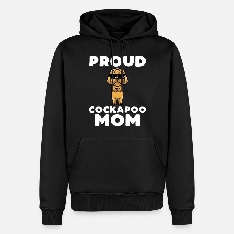 Cockapoo Chien - Sweat à capuche Premium bio Homme - noir