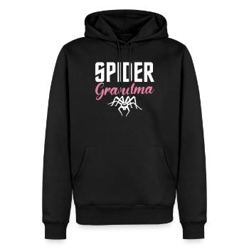Cadeaux d’amoureux de l’araignée - Sweat à capuche Premium bio Homme - noir - Devant - Nico (187cm)