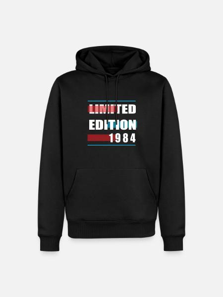 Édition limitée 1984 - Sweat à capuche Premium bio Homme - noir