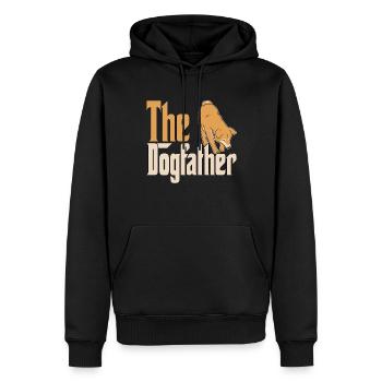 Shiba Inu Chien Papa Chien Père Chiens Papa Père Rott - Sweat à capuche Premium bio Homme - noir - Devant - Nico (187cm)