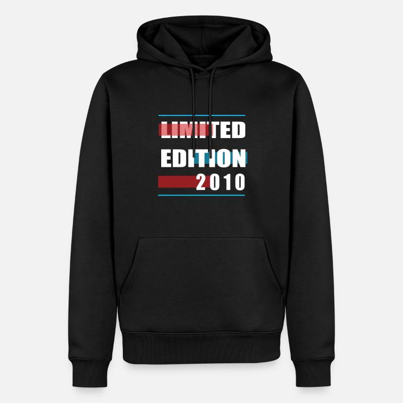 Edition Limitée 2010 - Sweat à capuche Premium bio Homme - noir