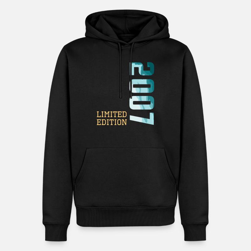 Édition limitée 2007 - Sweat à capuche Premium bio Homme - noir