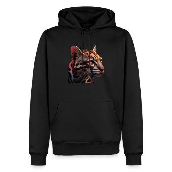 just a boy girl who loves Ocelots Ocelot ocelot ocelot - Men’s Premium Organic Hoodie - black - Front - Nico (187cm)