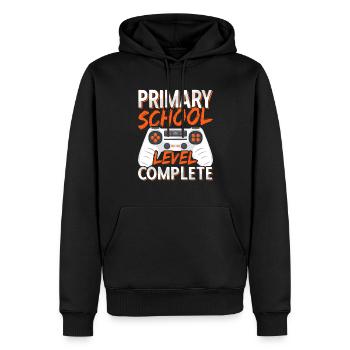 Last Day Of Primary School Graduation 2023 Gamer - Men’s Premium Organic Hoodie - black - Front - Nico (187cm)
