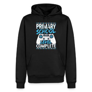 Last Day Of Primary School Graduation 2023 Gamer - Men’s Premium Organic Hoodie - black - Front - Nico (187cm)