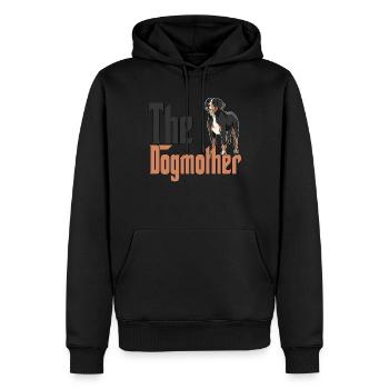 Chien de montagne suisse Maman Chienne Chienne Chiens Maman - Sweat à capuche Premium bio Homme - noir - Devant - Nico (187cm)