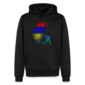 Basketball Basketball Player Ball Sports - Men’s Premium Organic Hoodie - black - Front - Nico (187cm)