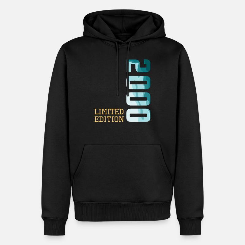 2000 Édition Limitée - Sweat à capuche Premium bio Homme - noir
