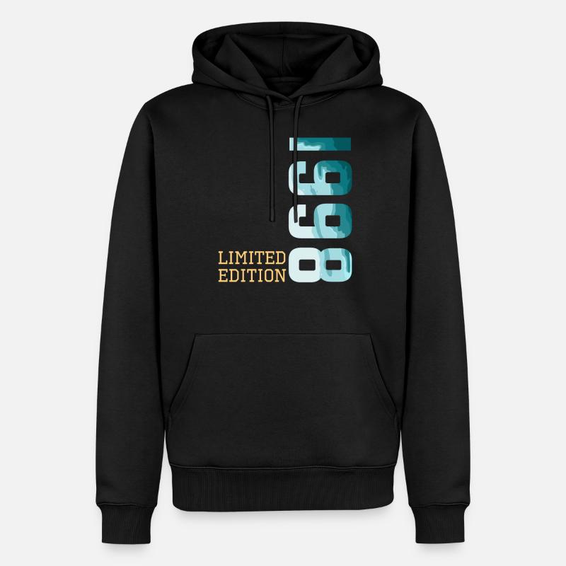 1998 Édition limitée - Sweat à capuche Premium bio Homme - noir