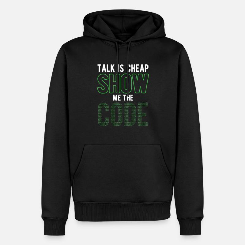 Software Ingenieur Informatiker Programmierer - Männer Premium Bio Hoodie - Schwarz