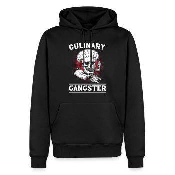 Chef saying - Männer Premium Bio Hoodie - Schwarz - Vorne - Nico (187cm)