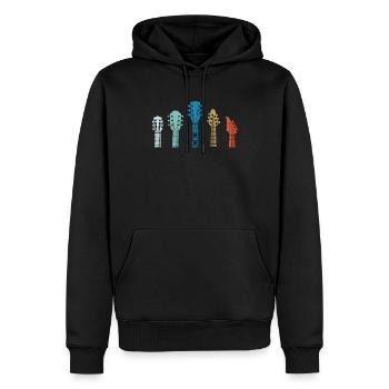 Play Guitar Design - Men’s Premium Organic Hoodie - black - Front - Nico (187cm)
