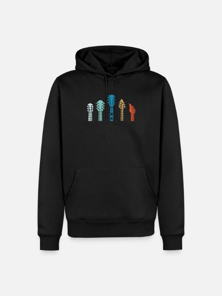 Play Guitar Design - Men’s Premium Organic Hoodie - black
