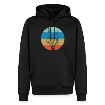 Play Guitar Design - Men’s Premium Organic Hoodie - black - Front - Nico (187cm)