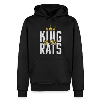 Rattenbesitzer Geschenk Ratten Liebhaber - Männer Premium Bio Hoodie - Schwarz - Vorne - Nico (187cm)