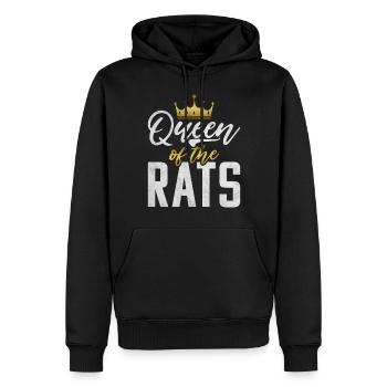 Rattenbesitzer Geschenk Ratten Liebhaber - Männer Premium Bio Hoodie - Schwarz - Vorne - Nico (187cm)