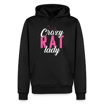 Rattenbesitzer Geschenk Ratten Liebhaber - Männer Premium Bio Hoodie - Schwarz - Vorne - Nico (187cm)