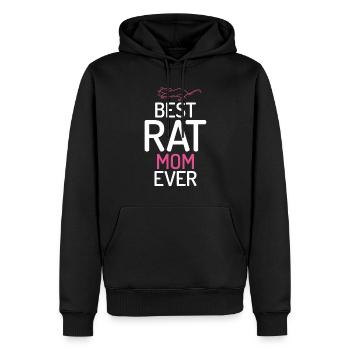Rattenbesitzer Geschenk Ratten Liebhaber - Männer Premium Bio Hoodie - Schwarz - Vorne - Nico (187cm)