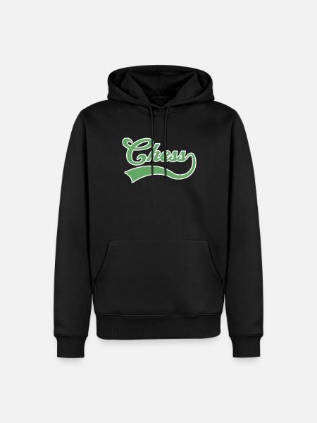 Lettrage d’échecs - Sweat à capuche Premium bio Homme - noir