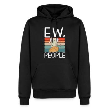 Rattenbesitzer Geschenk Ratten Liebhaber - Männer Premium Bio Hoodie - Schwarz - Vorne - Nico (187cm)