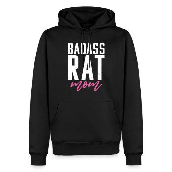 Rattenbesitzer Geschenk Ratten Liebhaber - Männer Premium Bio Hoodie - Schwarz - Vorne - Nico (187cm)