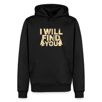 Pfeilspitzenjagd Artefakte Bogenschießen - Männer Premium Bio Hoodie - Schwarz - Vorne - Nico (187cm)