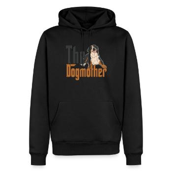 Bouvier Bernois Chien Maman Chienmère Chiens MamanB - Sweat à capuche Premium bio Homme - noir - Devant - Nico (187cm)