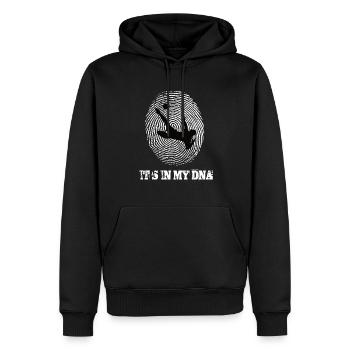 Fußballspiel Its In My Dna - Männer Premium Bio Hoodie - Schwarz - Vorne - Nico (187cm)