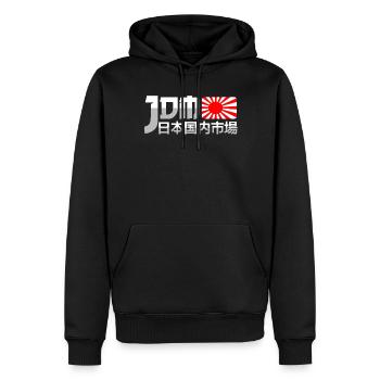JDM Motorsport Auto Tuning Automotive - Männer Premium Bio Hoodie - Schwarz - Vorne - Nico (187cm)