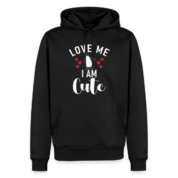 Pinguinliebhaber Pinguin Geschenke - Männer Premium Bio Hoodie - Schwarz - Vorne - Nico (187cm)