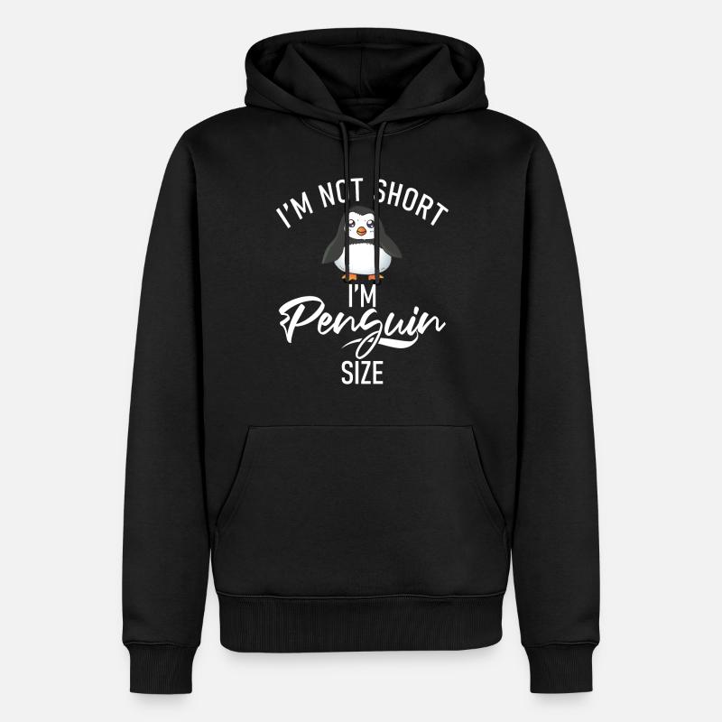 Penguin Lover Penguin Cadeaux - Sweat à capuche Premium bio Homme - noir