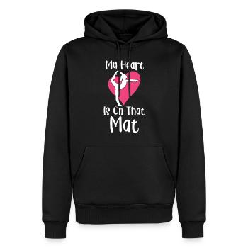 Tumbler Gymnaste Fille Tumbler - Sweat à capuche Premium bio Homme - noir - Devant - Nico (187cm)