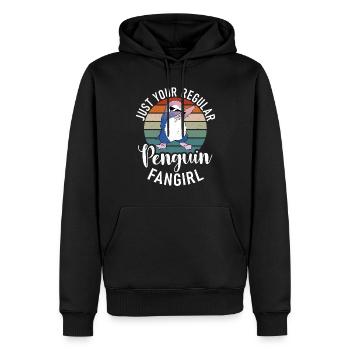 Pinguinliebhaber Pinguin Geschenke - Männer Premium Bio Hoodie - Schwarz - Vorne - Nico (187cm)