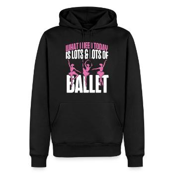 Ballet Dancer Dance Girl Ballerina - Männer Premium Bio Hoodie - Schwarz - Vorne - Nico (187cm)