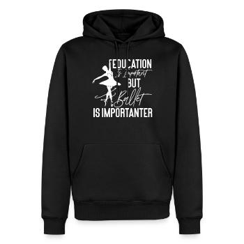 Ballet Dancer Dance Girl Ballerina - Männer Premium Bio Hoodie - Schwarz - Vorne - Nico (187cm)