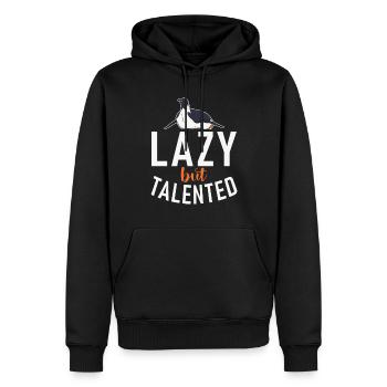 Penguin Lover Penguin Gifts - Men’s Premium Organic Hoodie - black - Front - Nico (187cm)
